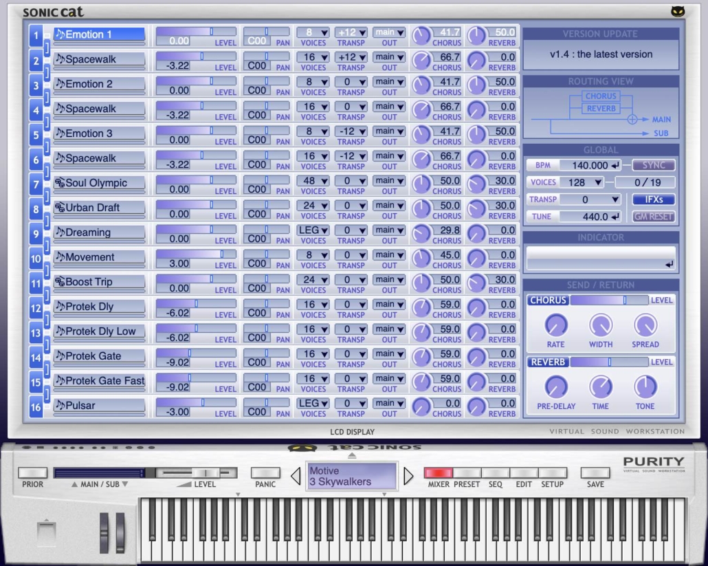 Purity screenshots Sonic Cat