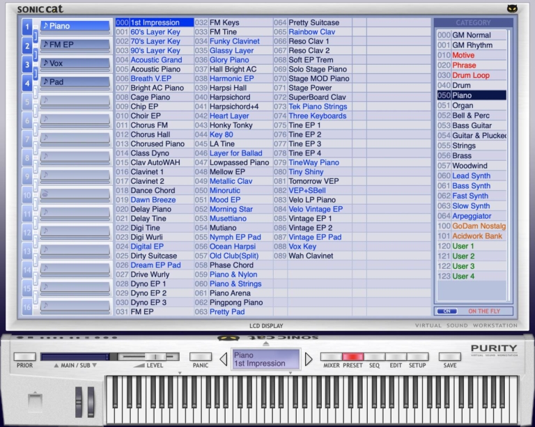 Purity screenshots Sonic Cat