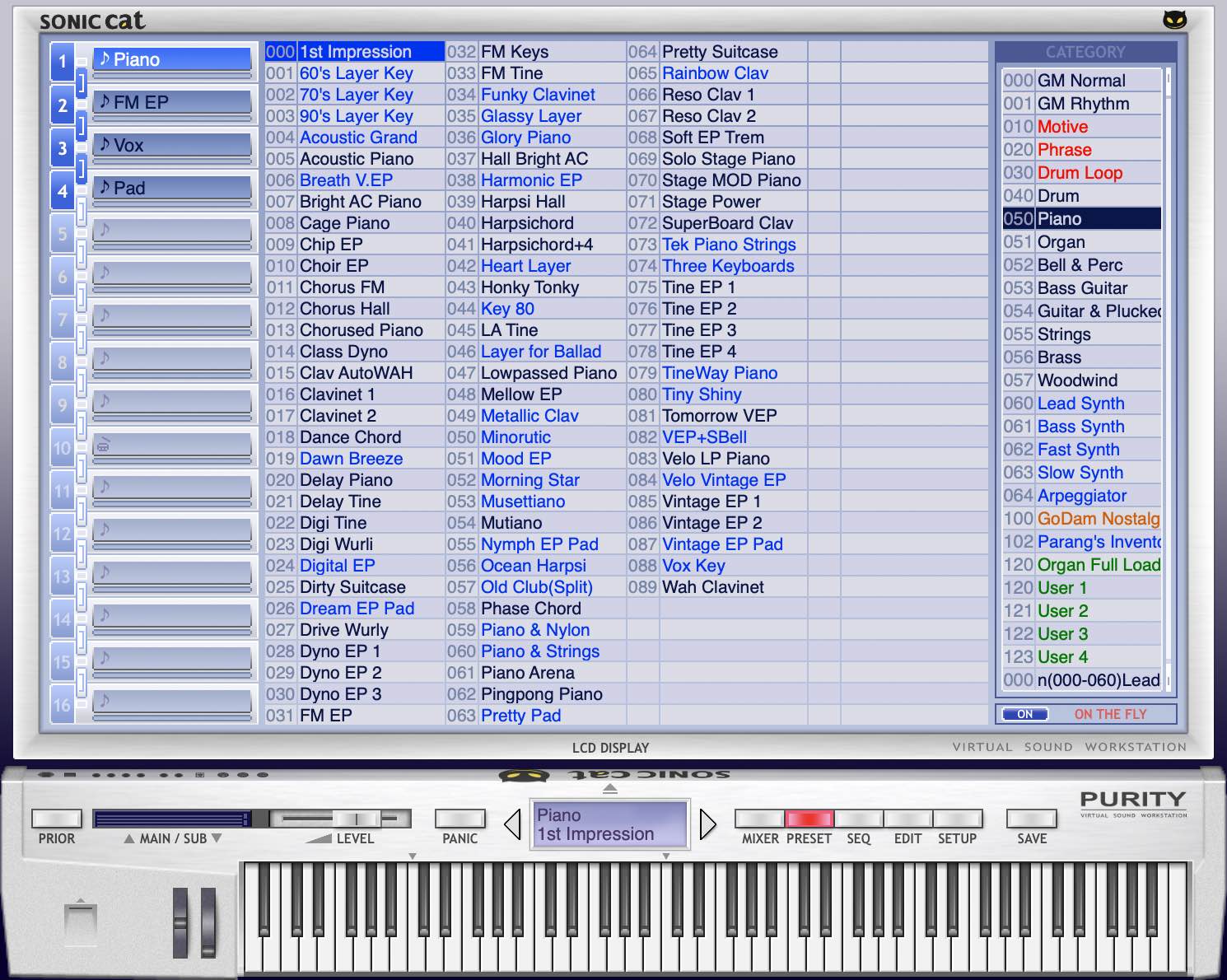 Purity screenshots Sonic Cat